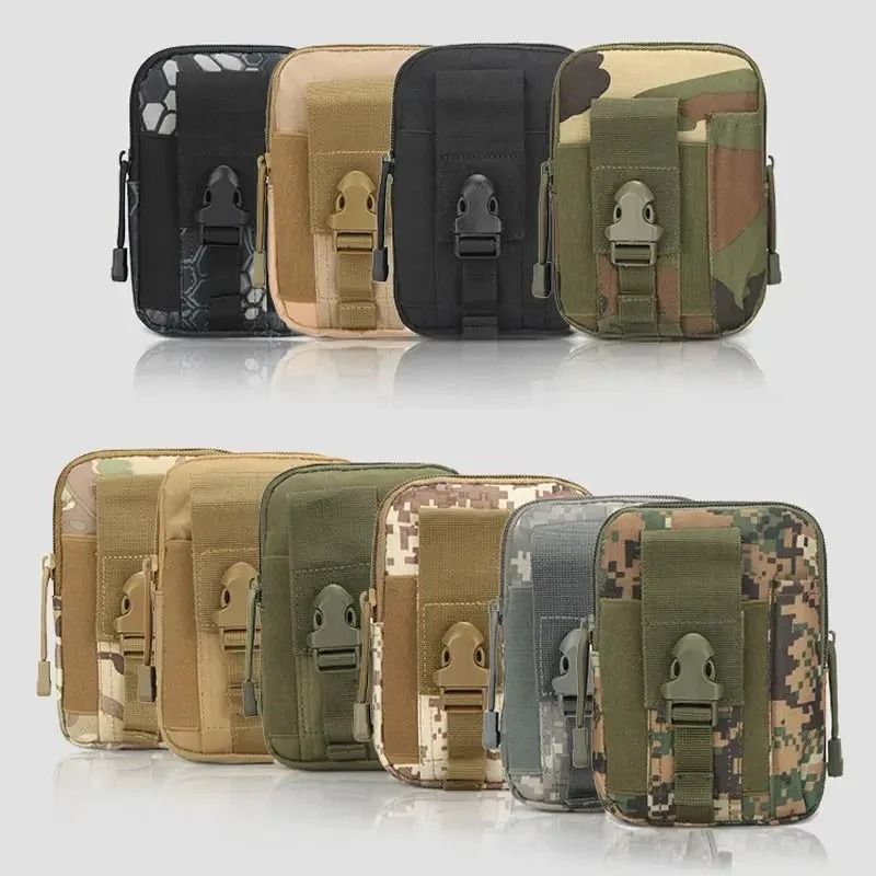 Waterproof Nylon Mobile Phone Waist Bag With Molle Attachment 2