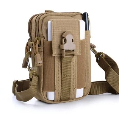 Waterproof Nylon Mobile Phone Waist Bag With Molle Attachment 14