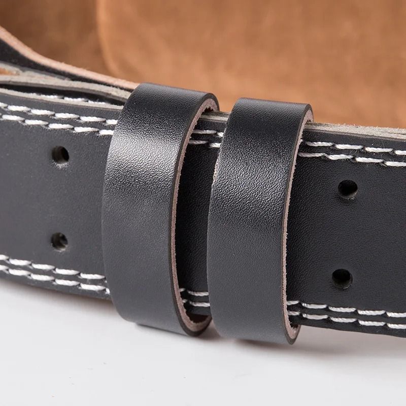 PU Leather Weightlifting Belt For Back Support And Fitness Training 3