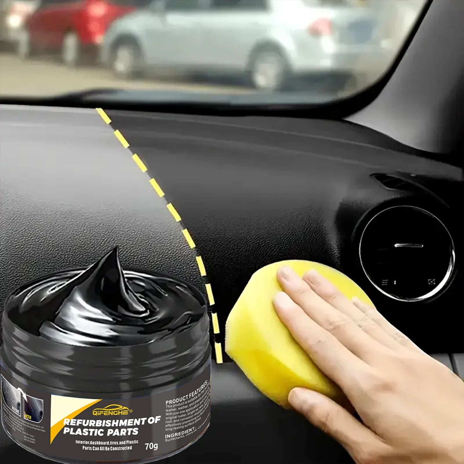 Automotive Plastic Repair And Restorer Cream 3