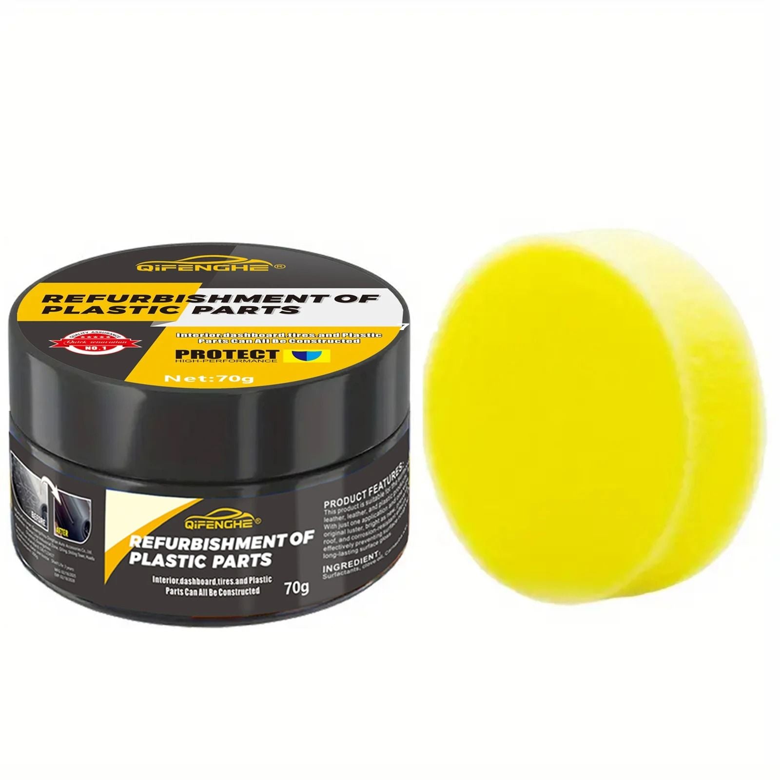 Automotive Plastic Repair And Restorer Cream 6