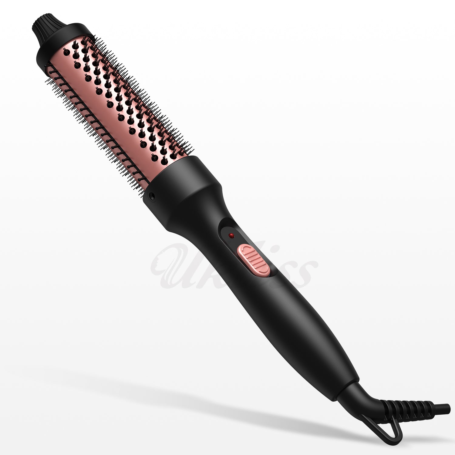 Thermal Brush, Ceramic Hair Curler Volumizing Brush Round Heated Curling Iron Brush