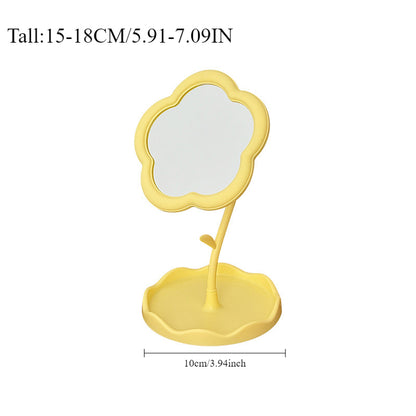 Creative Dormitory Desktop Mirror Desktop Flower Mirrors Online Celebrity Gao Yan Value Mirrors For 1