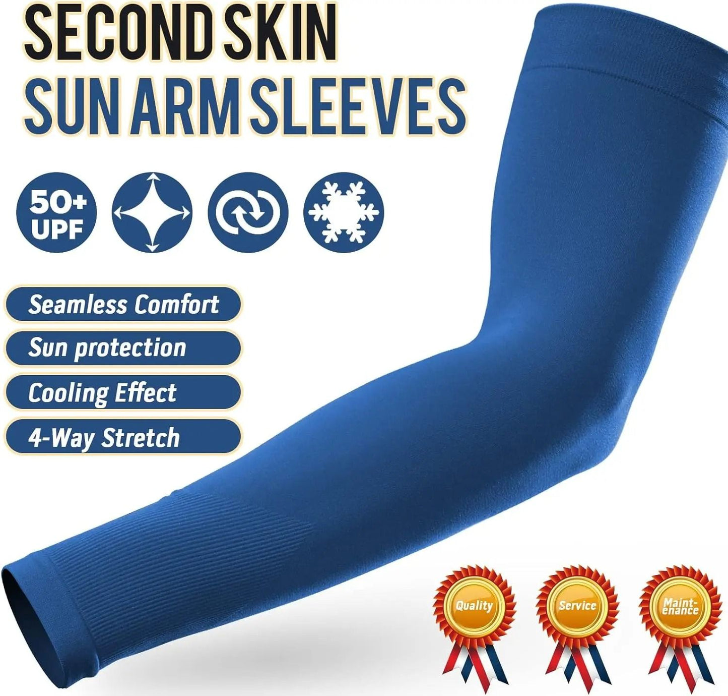 Cooling Arm Sleeves For UV Protection And Outdoor Sports Performance 2