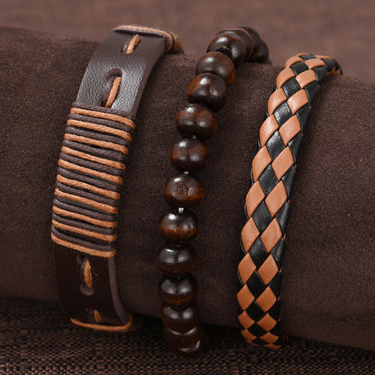 Luxury Hip Hop Mens Watch Sport Wristwatch Fashion Male Clock Bracelet Set 2