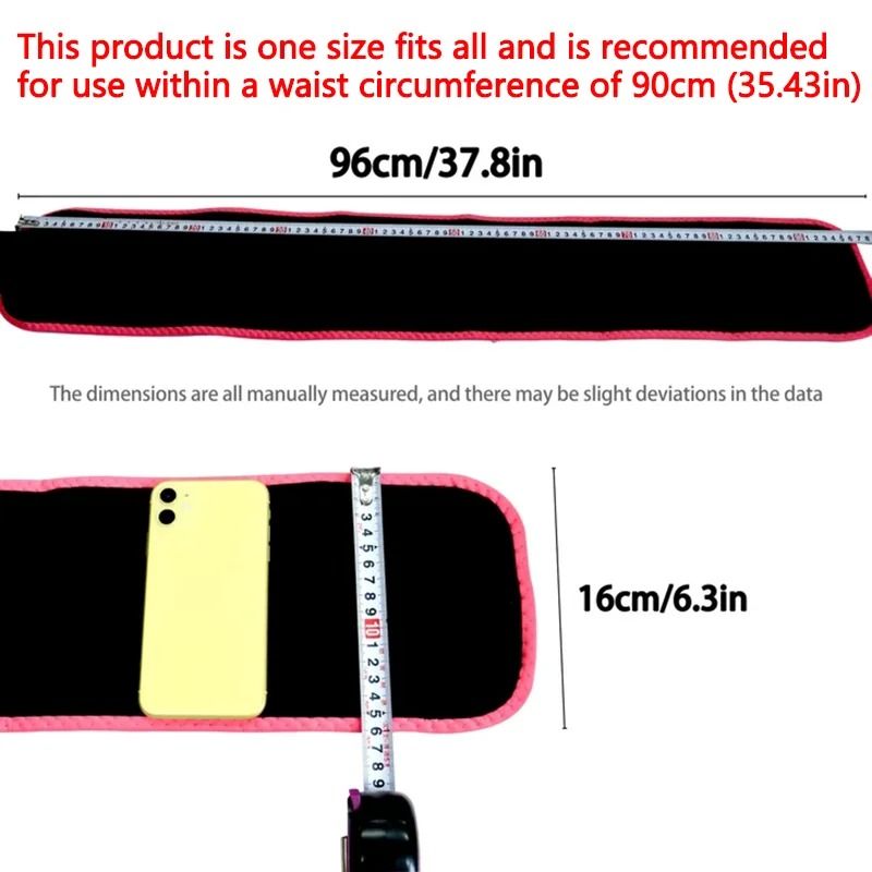 Sweat Sauna Waist Trimmer Belt For Fitness And Fat Burning 2