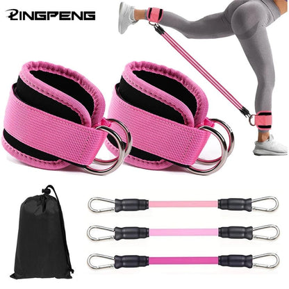 Ankle Straps Resistance Bands Set for Leg, Glute and Hip Training