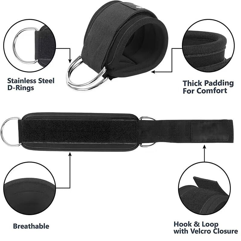 Ankle Straps Resistance Bands Set For Leg Glute And Hip Training 3
