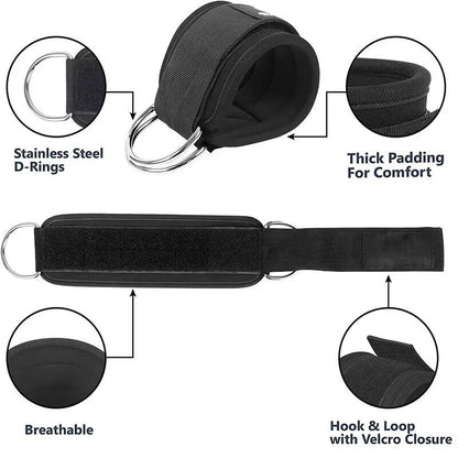 Ankle Straps Resistance Bands Set For Leg Glute And Hip Training 3