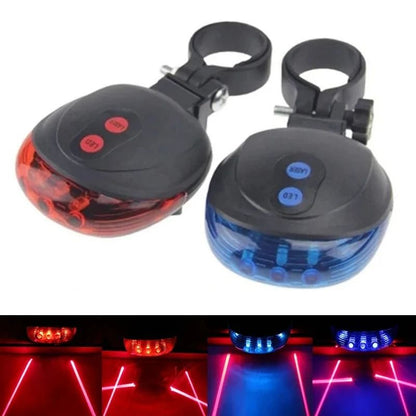 Bicycle LED And Laser Safety Taillight 2