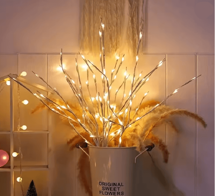 White Birch Branch LED Light 2