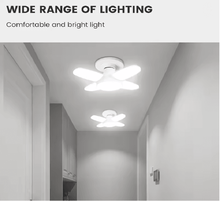 FoldBright Adjustable LED Ceiling Bulb 2