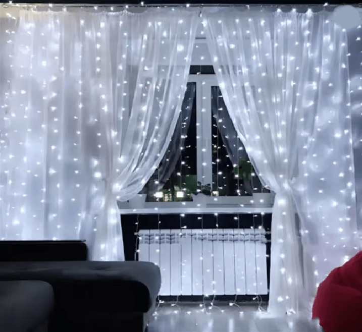 AmbienceCurtain USB LED Curtain Lights 1