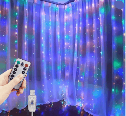 AmbienceCurtain USB LED Curtain Lights 6