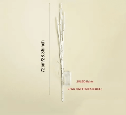 White Birch Branch LED Fairy Light 3