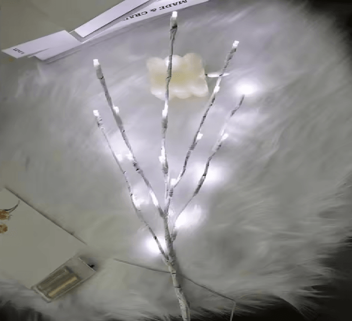 White Birch Branch LED Fairy Light 4
