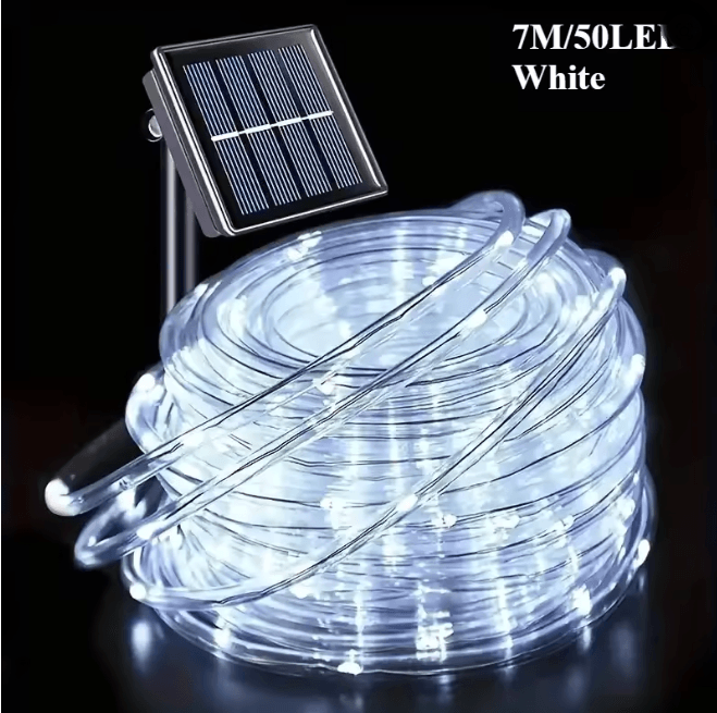 SolarGlow Outdoor Tube String Lights 7