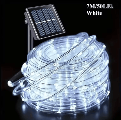 SolarGlow Outdoor Tube String Lights 7