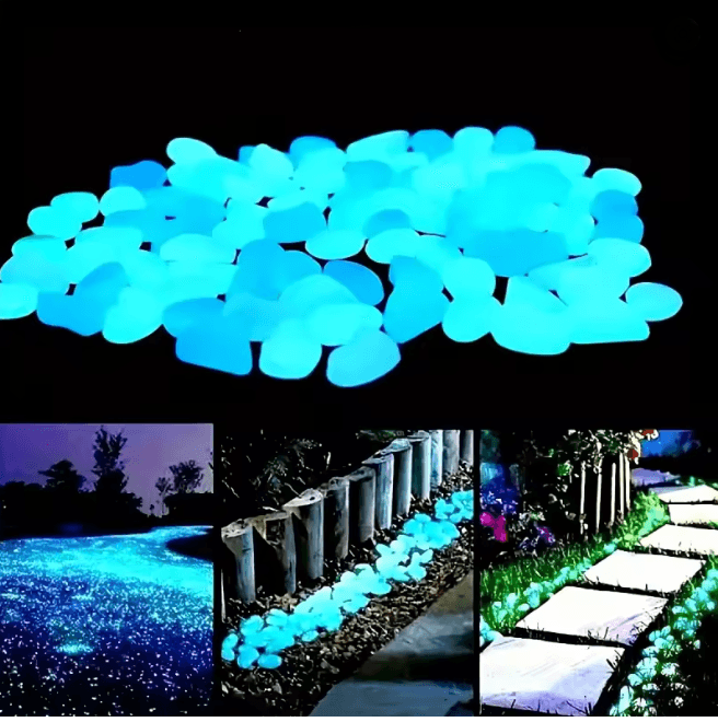 LumaGlow Garden Pebbles 100 Pack