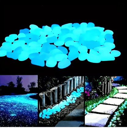 LumaGlow Garden Pebbles 100 Pack