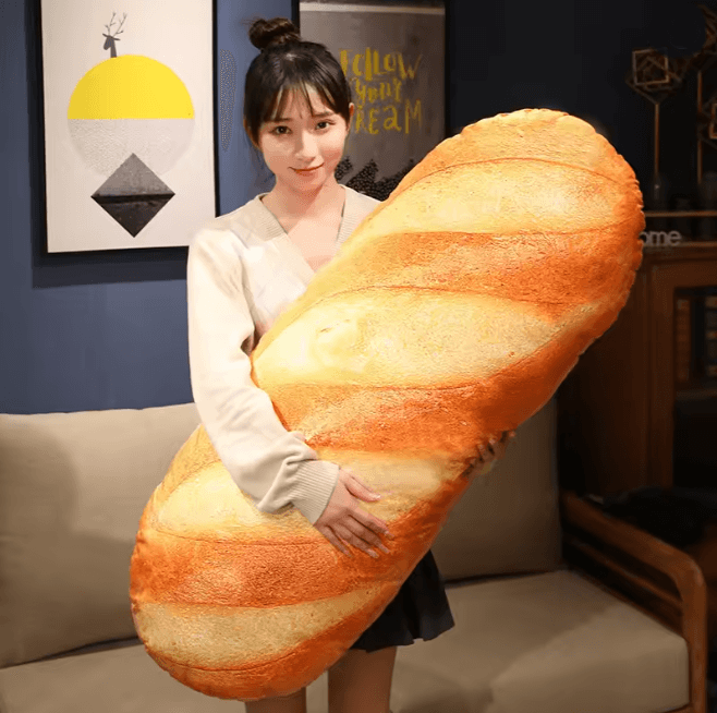 CozyLoaf French Bread Plush Pillow