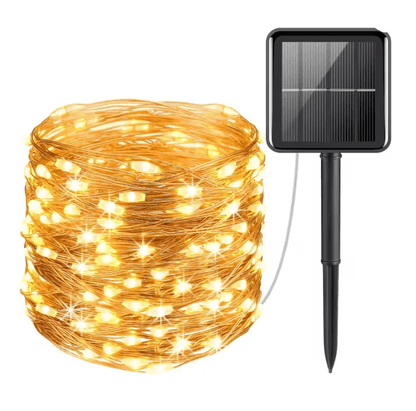 SolarTwinkle Outdoor Fairy String Lights 4