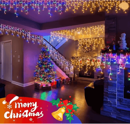 SolarGlow Icicle Holiday Lights 2