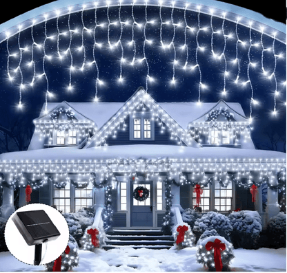 SolarGlow Icicle Holiday Lights 3