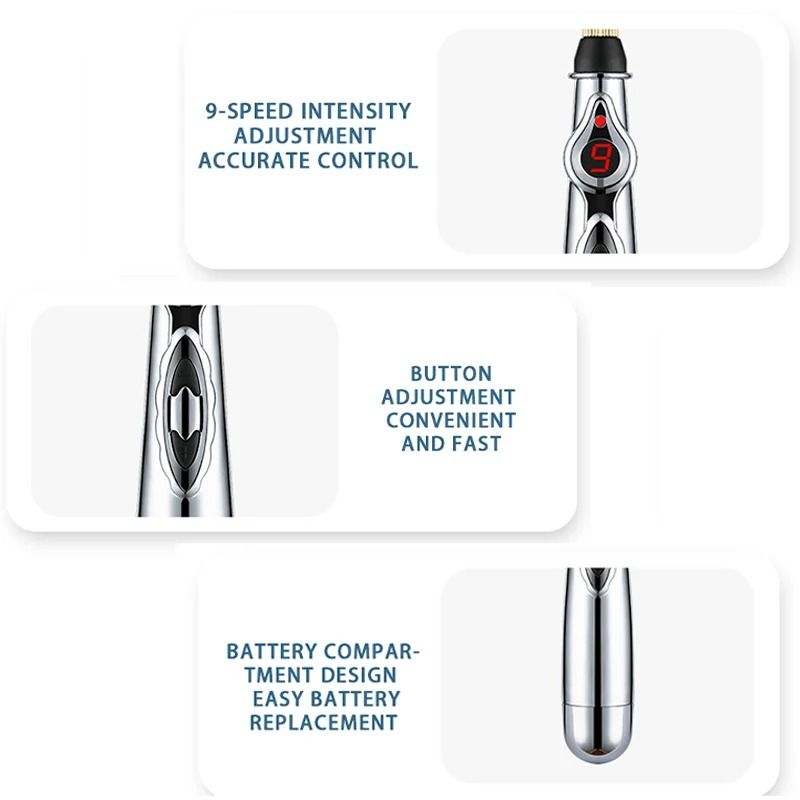 Electronic Acupuncture Pen Meridian Energy Massage Pen For Muscle Relief 4