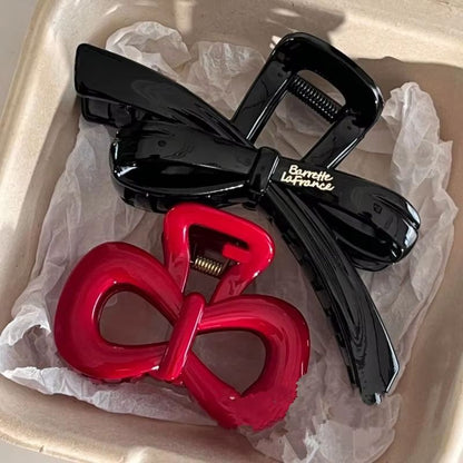 PolkaDot Bow Claw Clips Set  Vintage Blue  Red Trend Hair Accessory 18