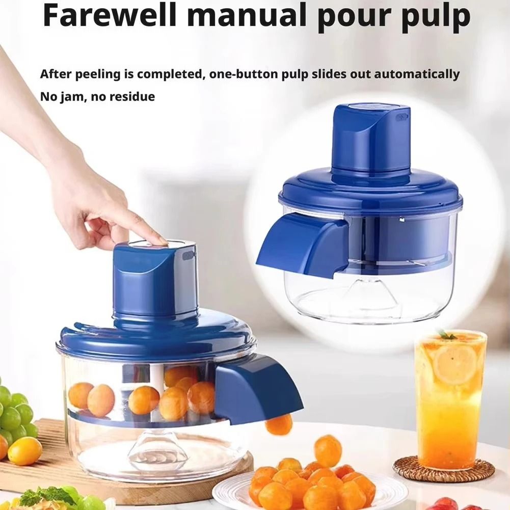 Automatic Electric Fruit Peeler for Grapes Berries and Small Fruits