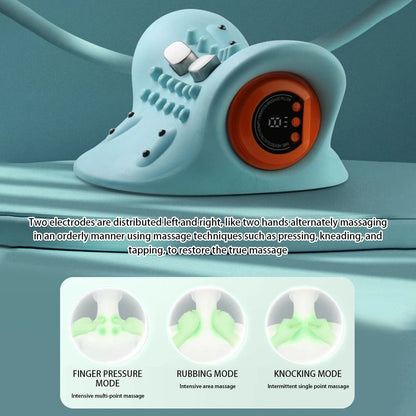 Neck And Head Massage Pillow For Cervical Support And Relaxation 1