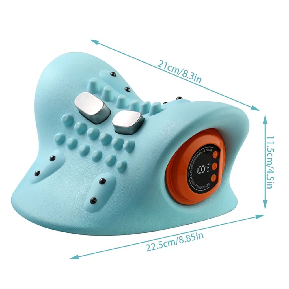 Neck And Head Massage Pillow For Cervical Support And Relaxation 2