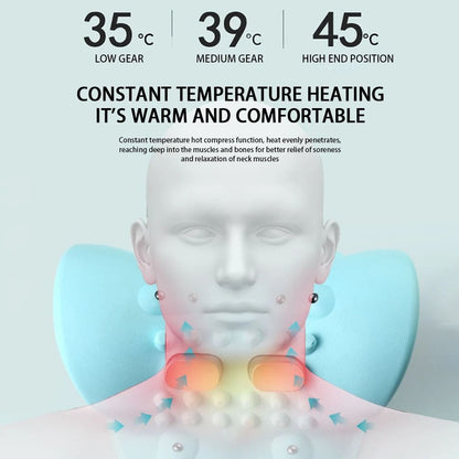 Neck And Head Massage Pillow For Cervical Support And Relaxation 4