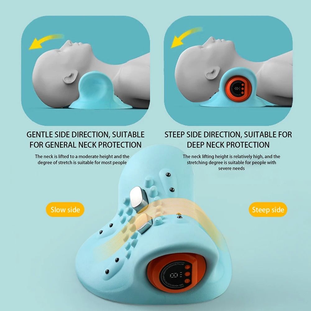 Neck And Head Massage Pillow For Cervical Support And Relaxation 5
