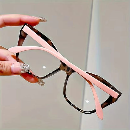ColorBlock CatEye AntiBlue Light Reading Glasses  Stylish Womens And Mens Higher Strength 1040 1