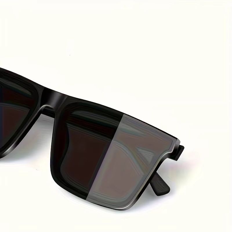 ClassicSquare Black Fashion Glasses  Unisex Outdoor Travel  Driving Shades 1