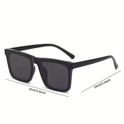 ClassicSquare Black Fashion Glasses  Unisex Outdoor Travel  Driving Shades 3