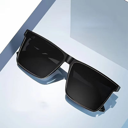 ClassicSquare Black Fashion Glasses  Unisex Outdoor Travel  Driving Shades 4