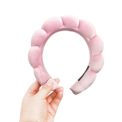 VelvetTwist HighCrown Sponge Hair Band  Wide SolidColor Hair Accessory 1