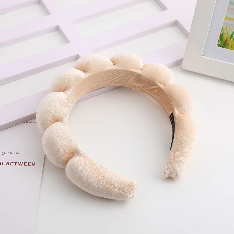 VelvetTwist HighCrown Sponge Hair Band  Wide SolidColor Hair Accessory 2