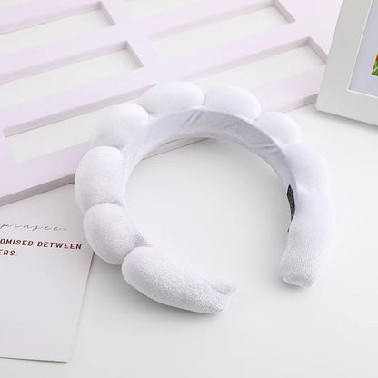VelvetTwist HighCrown Sponge Hair Band  Wide SolidColor Hair Accessory 5