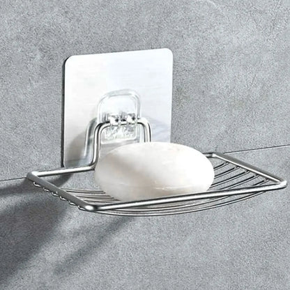 Wall Mounted Soap Rack Drainage Soap Tray Stainless Steel Soap Rack Simple Soap Storage Rack In Hom 3