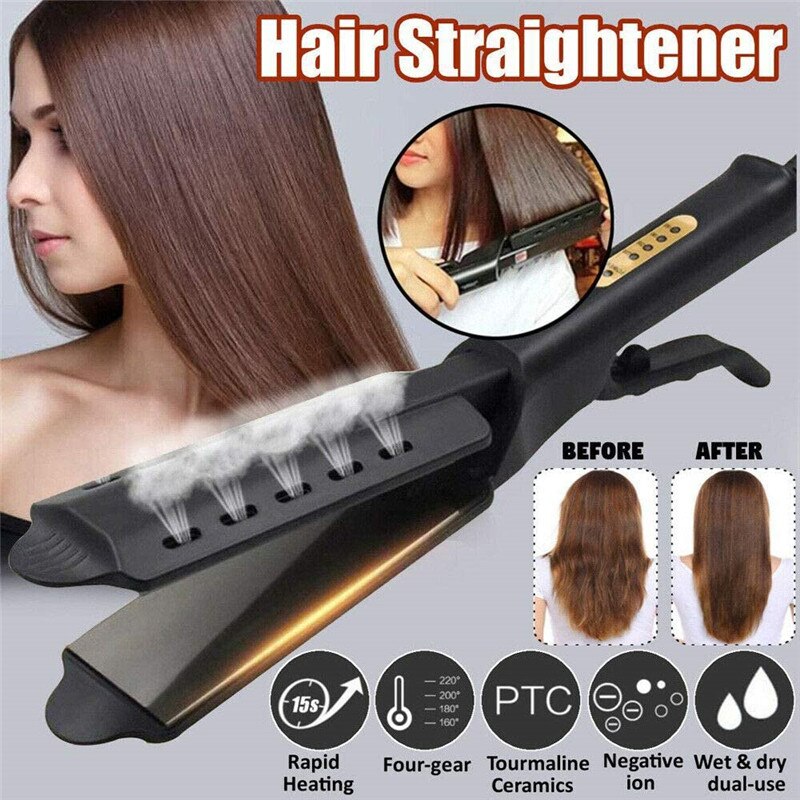 Curling And Straightening, Dual Use Hair, Straightening Splint, Constant Temperature, 4 Gears, Portable Air Bangs