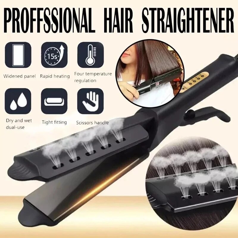 Curling And Straightening, Dual Use Hair, Straightening Splint, Constant Temperature, 4 Gears, Portable Air Bangs