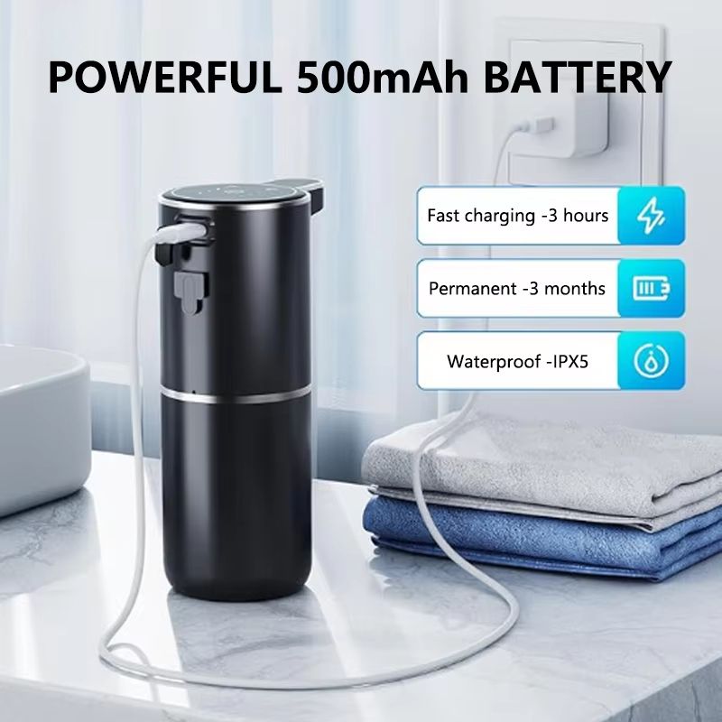SmartSense Touchless Foam  Liquid Soap Dispenser  SensorActivated For Bathroom  Kitchen 5
