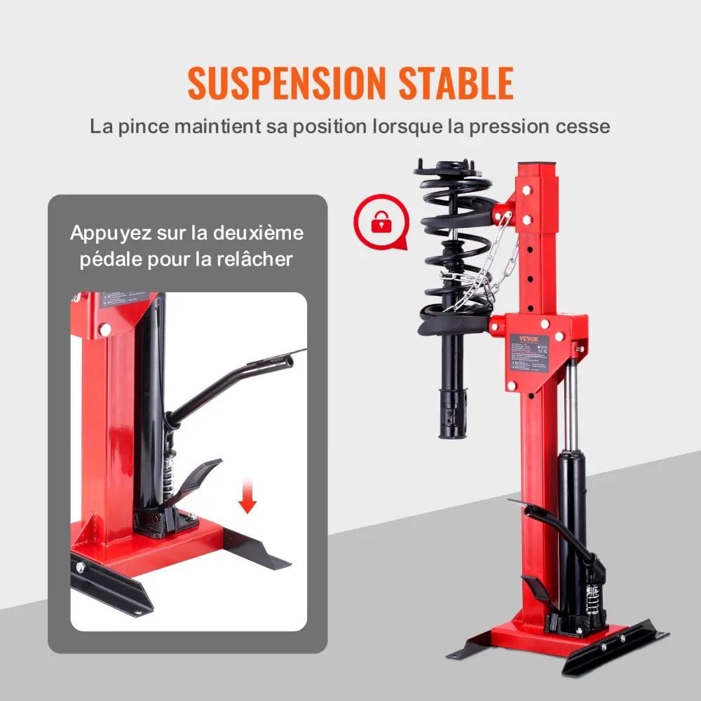 Hydraulic Spring Compressor For Strut Spring Removing High LBS Hydraulic Jack Capacity Strut Spring 3
