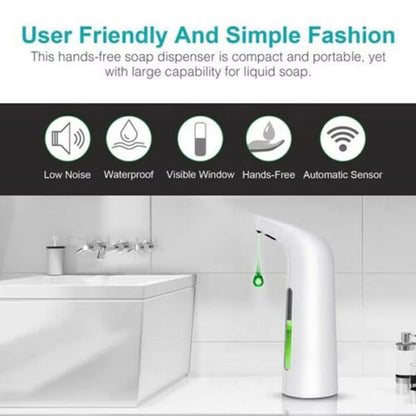 SmartFlow Touchless 400 Ml Infrared Automatic Sanitiser  Soap Dispenser 1