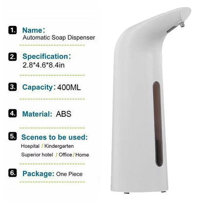 SmartFlow Touchless 400 Ml Infrared Automatic Sanitiser  Soap Dispenser 3