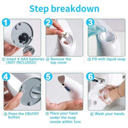 SmartFlow Touchless 400 Ml Infrared Automatic Sanitiser  Soap Dispenser 4